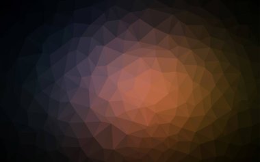 Koyu Pembe, Sarı vektör çokgen soyut fon.