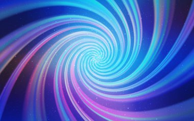 Açık Pembe, Kozmik yıldızlarla mavi vektör düzeni.