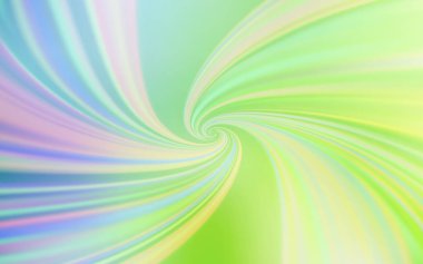 Açık Mavi, bükülmüş çizgilerle yeşil vektör düzeni.