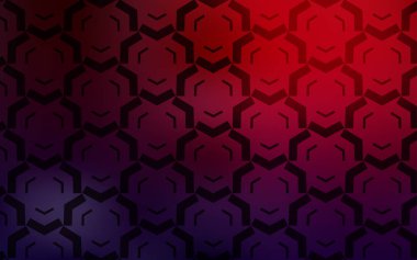 Koyu mavi, kırmızı bükülmüş çizgili desen vektör.