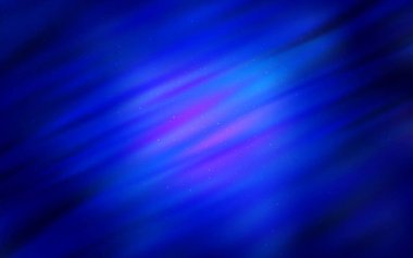 Koyu mavi vektör düzen kozmik yıldız ile.