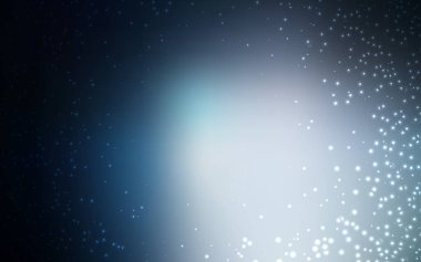 Gece gökyüzü desenle koyu mavi vektör yıldız.