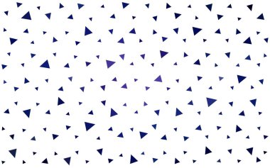 Koyu Mavi vektör gradyan üçgenler deseni.
