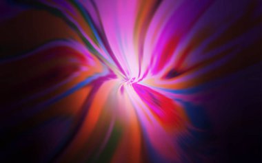 Bükülmüş çizgileri olan koyu pembe vektör arkaplanı.