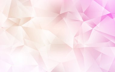 Pembe ışık, vektör poligonal model sarı.