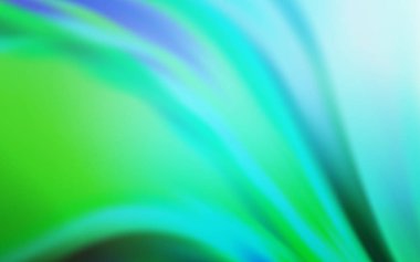 Açık mavi, yeşil vektör parlak deseni bulanıklaştırdı.