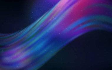 Koyu pembe, alanı şablonuyla mavi vektör yıldız.