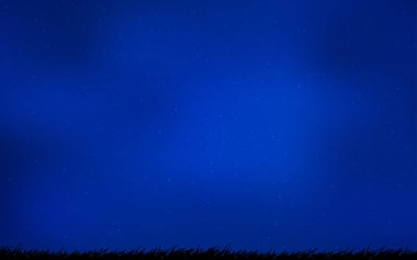 Gece gökyüzü desenle koyu mavi vektör yıldız.