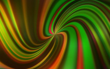 Koyu yeşil, sarı vektör parlak şablonu bulanıklaştırdı.