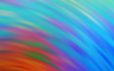 Açık Mavi, kıvrımlı çizgileri olan sarı vektör deseni.