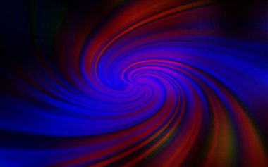 Eğri çizgileri olan koyu mavi, kırmızı vektör arkaplan.