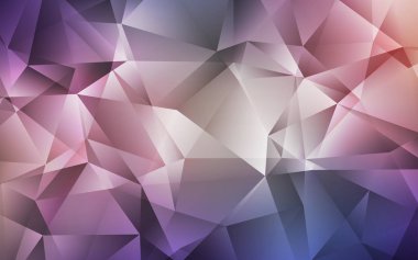 Koyu pembe, mavi vektör Çokgen şablon.