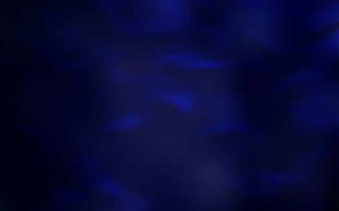 Koyu mavi vektör bulanık ve renkli desen.