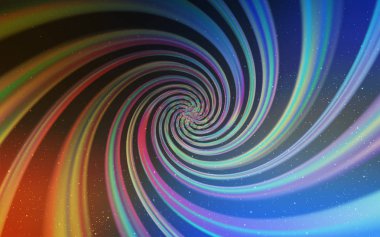 Açık mavi, Samanyolu yıldızlarıyla sarı vektör dokusu.