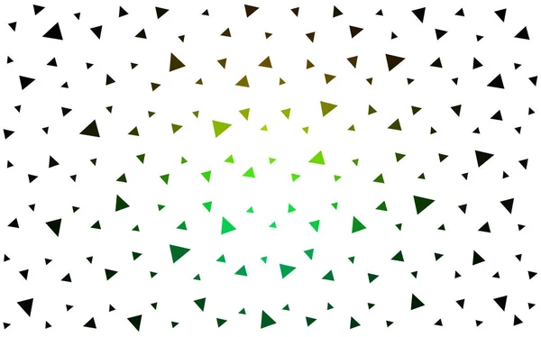 Dark Green, Red vector  gradient triangles pattern. — Stock Vector