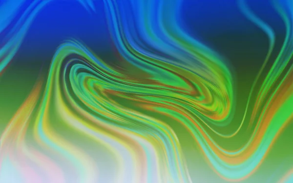 Bleu clair, Vert vecteur flou brillant modèle abstrait. — Image vectorielle