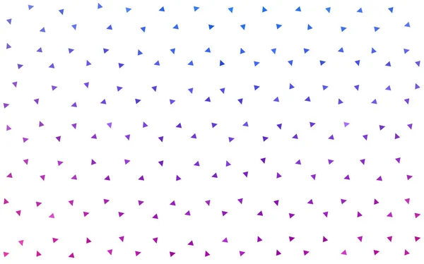 薄いピンク、青のベクトルグラデーション三角形テンプレート. — ストックベクタ