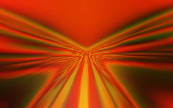 Modello vettoriale arancione scuro con linee curve. — Vettoriale Stock