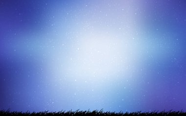 Pembe ışık, vektör şablon alan yıldız ile mavi.