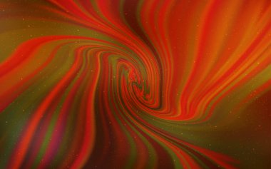 Kozmik yıldızlarla Açık Turuncu vektör düzeni.