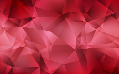 Açık kırmızı vektör düşük poli dokusu.
