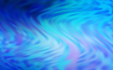 Gece gökyüzü desenle ışık mavi vektör yıldız.