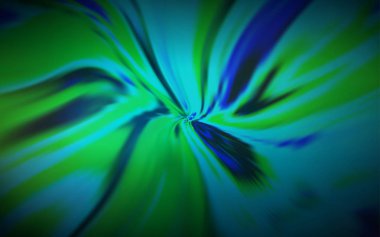 Bükülmüş çizgileri olan koyu mavi vektör şablonu.