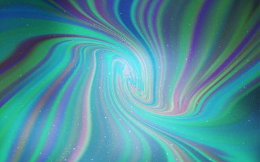 Gökada yıldız ışık mavi vektör arka plan.