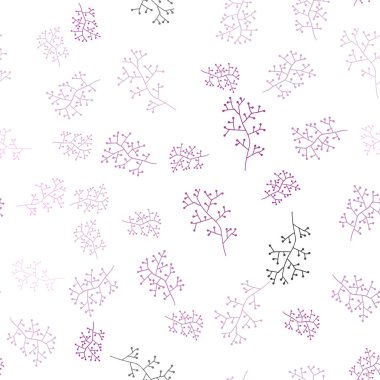 Dalları ile Açık Pembe vektör dikişsiz doğal sanat.