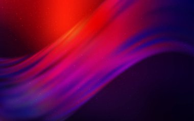 Koyu Pembe, kozmik yıldızlarla kırmızı vektör düzeni.