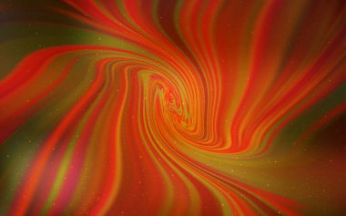 Gece gökyüzü desenle ışık turuncu vektör yıldız.