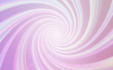 Uzay yıldızları ile açık mor vektör şablonu.