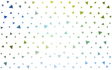 Açık Mavi, Yeşil vektör soyut mozaik desen.