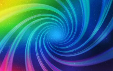 Işık çok renkli vektör şablon alan yıldız.