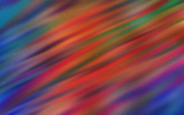 Açık Mavi, Samanyolu yıldızile kırmızı vektör doku.