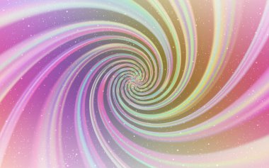 Gece gökyüzü yıldızları ile Açık Çok Renkli vektör deseni.