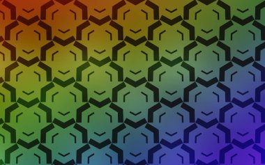 Çizgileri olan hafif Çokrenkli vektör arkaplanı.