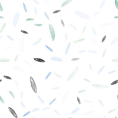 Açık Mavi, Diskler ile Yeşil vektör dikişsiz doku.