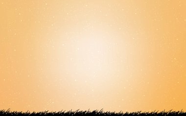 Işık sarı vektör arka plan astronomi yıldız ile.