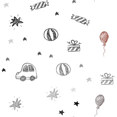 Koyu kırmızı vektör tatil tarzı sorunsuz zemin.