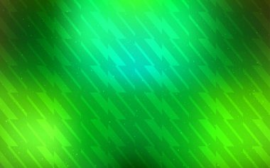 Işık yeşil vektör desen keskin çizgilerle.