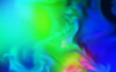 Açık Mavi ve Yeşil vektör parlak şablonu bulanıklaştırdı.