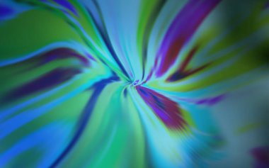 Bükülmüş çizgiler ile açık mavi vektör dokusu.