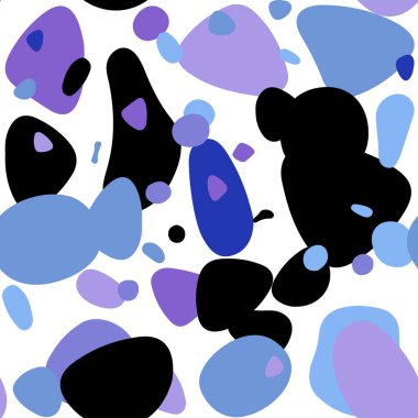 Açık Pembe, Mavi vektör küreler ile dikişsiz desen.