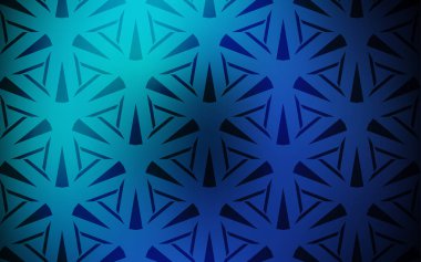 Koyu mavi, üçgen biçiminde yeşil vektör dokusu.