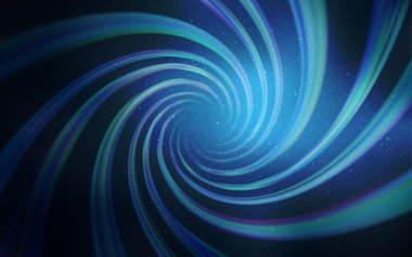 Gece gökyüzü desenle koyu mavi vektör yıldız.