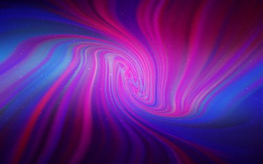 Açık mor, galaksi yıldızları ile pembe vektör arka plan.