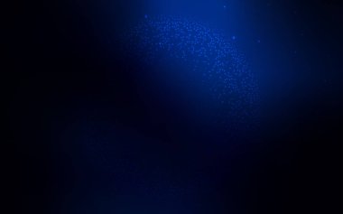 Koyu mavi vektör düzen kozmik yıldız ile.