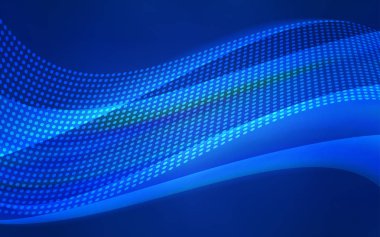 Koyu mavi vektör düzen daireler, hatları ile.