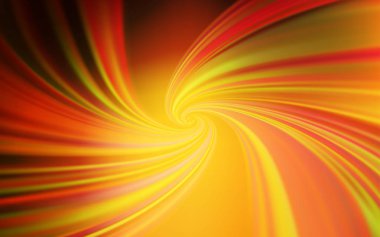 Eğri çizgileri olan Açık Turuncu vektör şablonu.